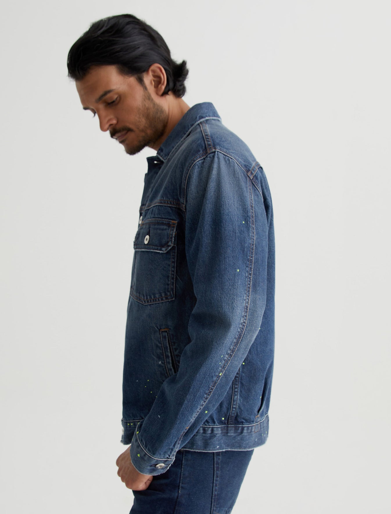 Sid Jacket|AG-ed Pleated Trucker